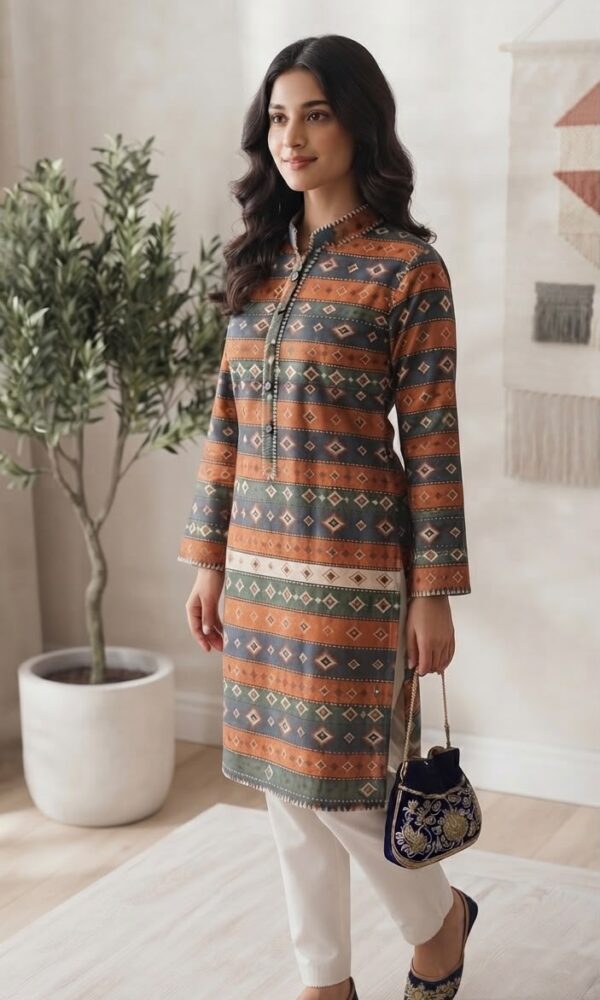 Terra Geometric Fusion Tunic