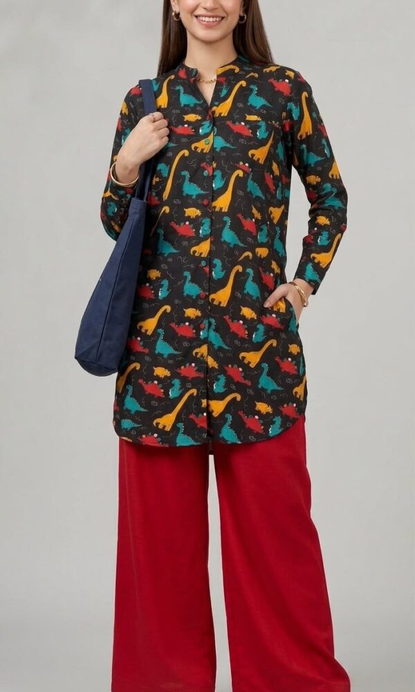 Jurassic Whimsy Dinosaur Tunic