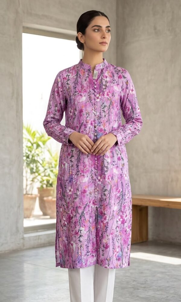 Blush Blossom Printed Lawn 2-Piece Suit