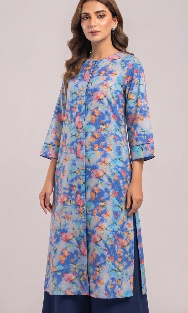 Sky Blossom Printed Lawn 2-Piece Suit
