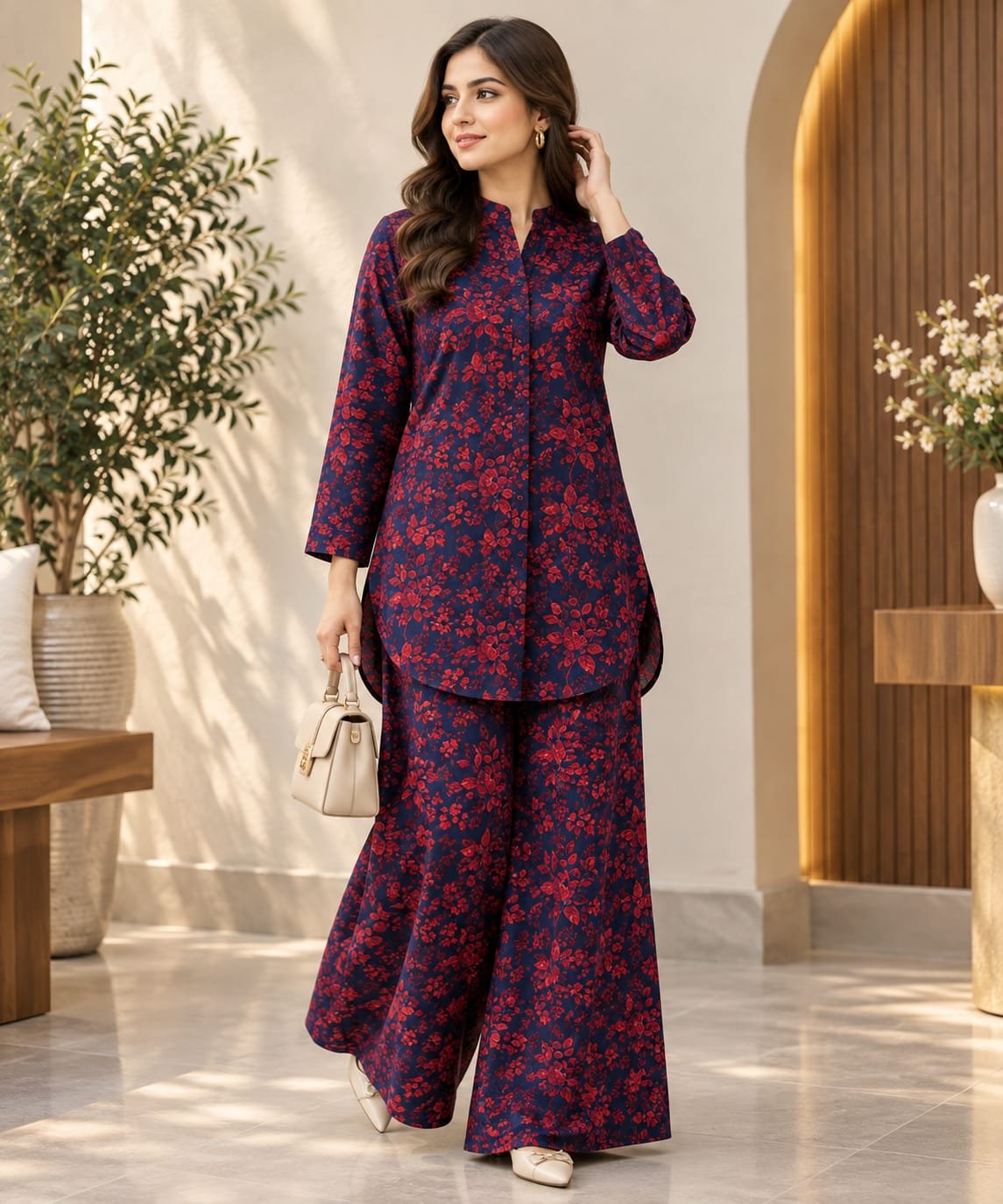 Midnight Bloom Co-Ord Set